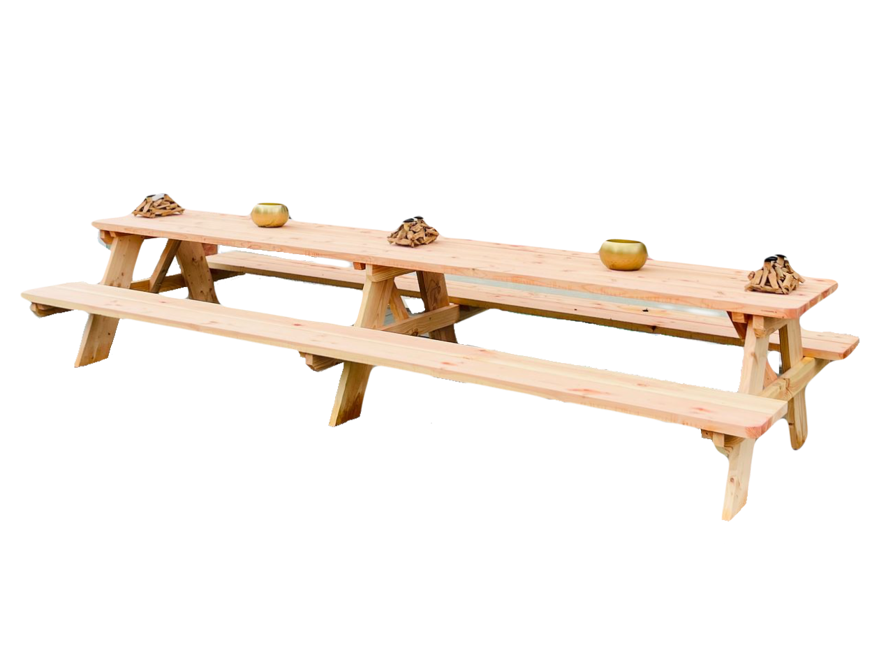 Douglas Classic Picknicktafel 4 meter